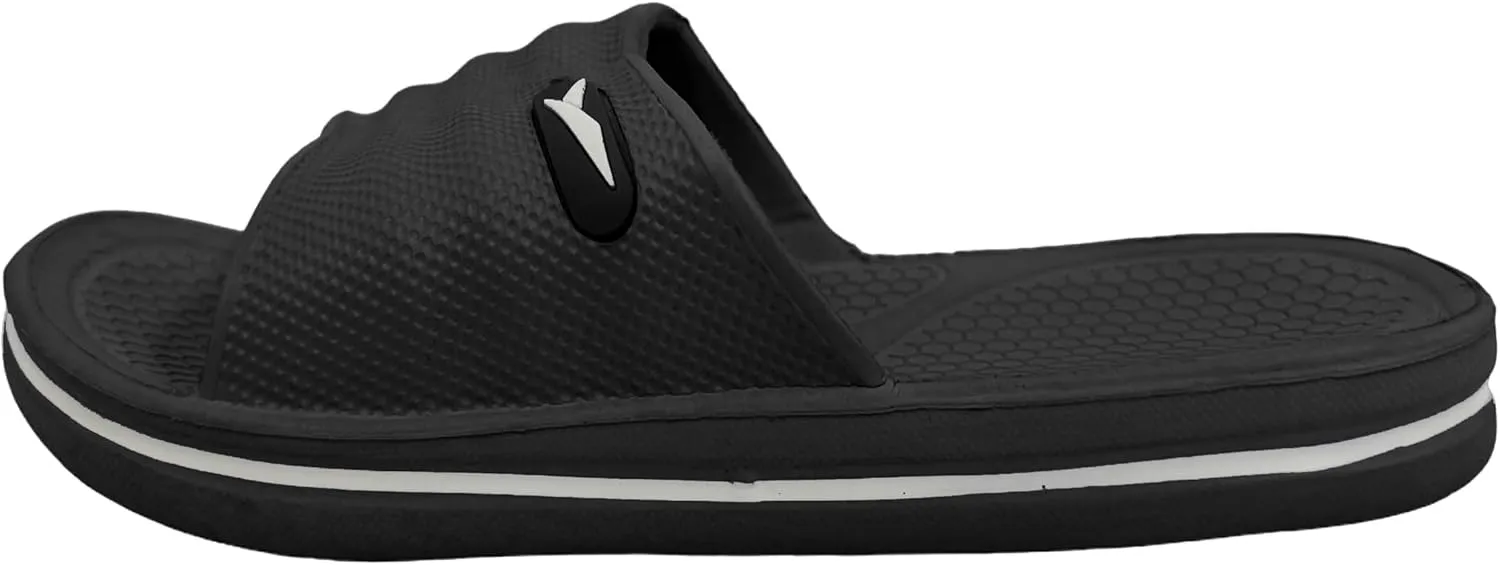 Women's Light Weight Slide Sandals | Beach Flip Flops Water Shoe with Open Toe, Great for Showers, House Slipper, Dorms & Outdoor Use