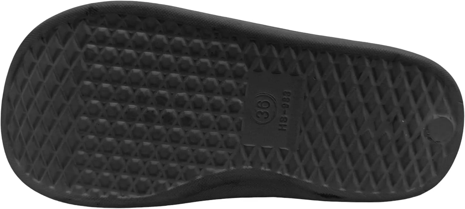 Women's Light Weight Slide Sandals | Beach Flip Flops Water Shoe with Open Toe, Great for Showers, House Slipper, Dorms & Outdoor Use