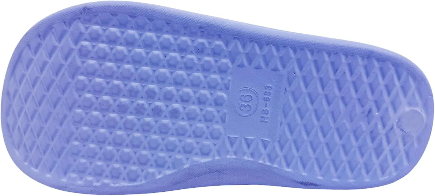 Women's Light Weight Slide Sandals | Beach Flip Flops Water Shoe with Open Toe, Great for Showers, House Slipper, Dorms & Outdoor Use