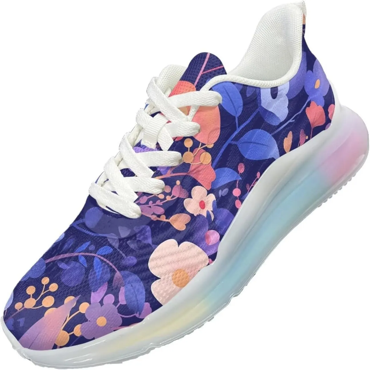 Women's Shoes Casual Comfortable Low Top Air Cushion Workout Sneaker Lightweight Non-Slip Footwear Running Shoes Women US 6-11