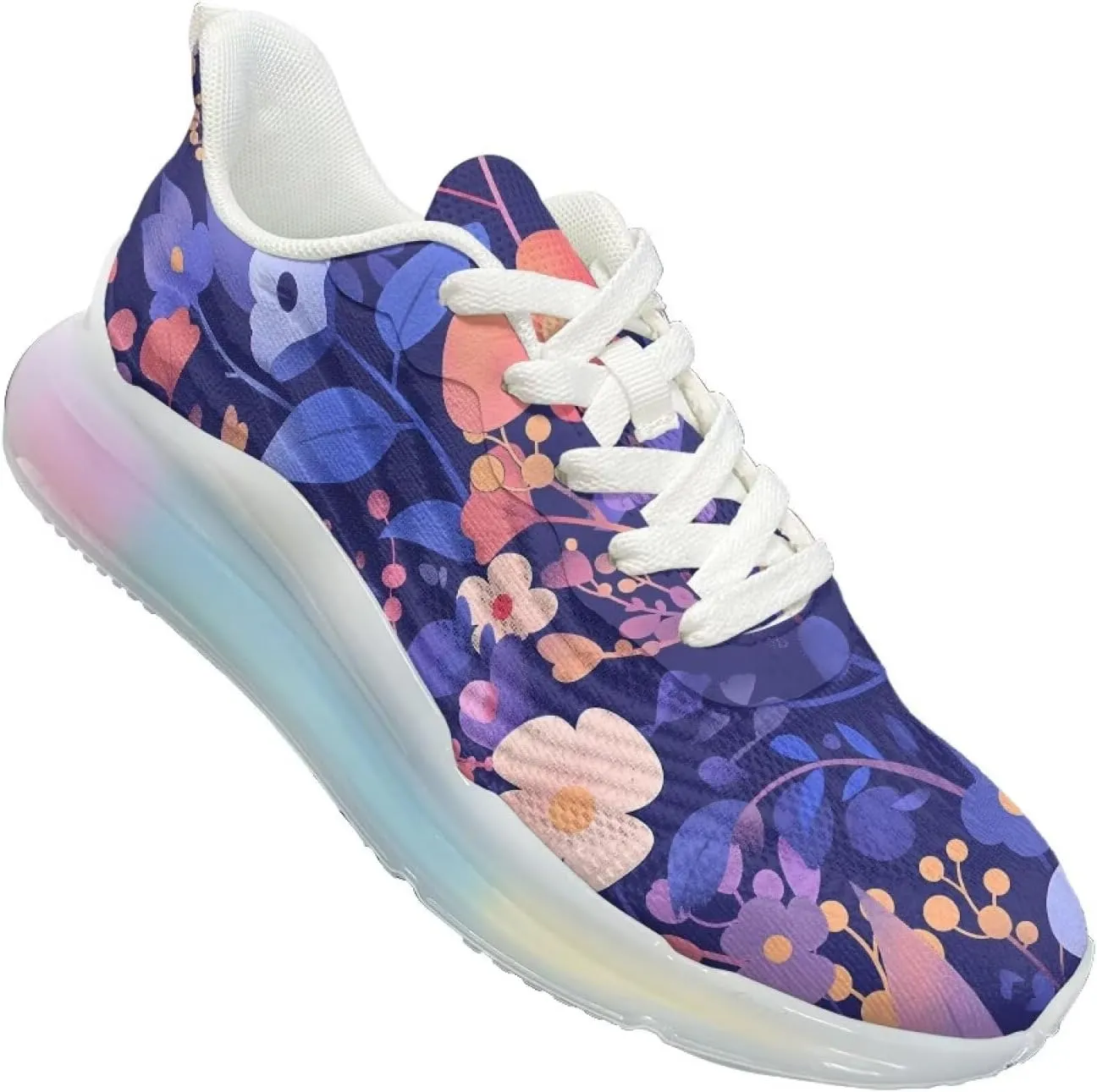 Women's Shoes Casual Comfortable Low Top Air Cushion Workout Sneaker Lightweight Non-Slip Footwear Running Shoes Women US 6-11