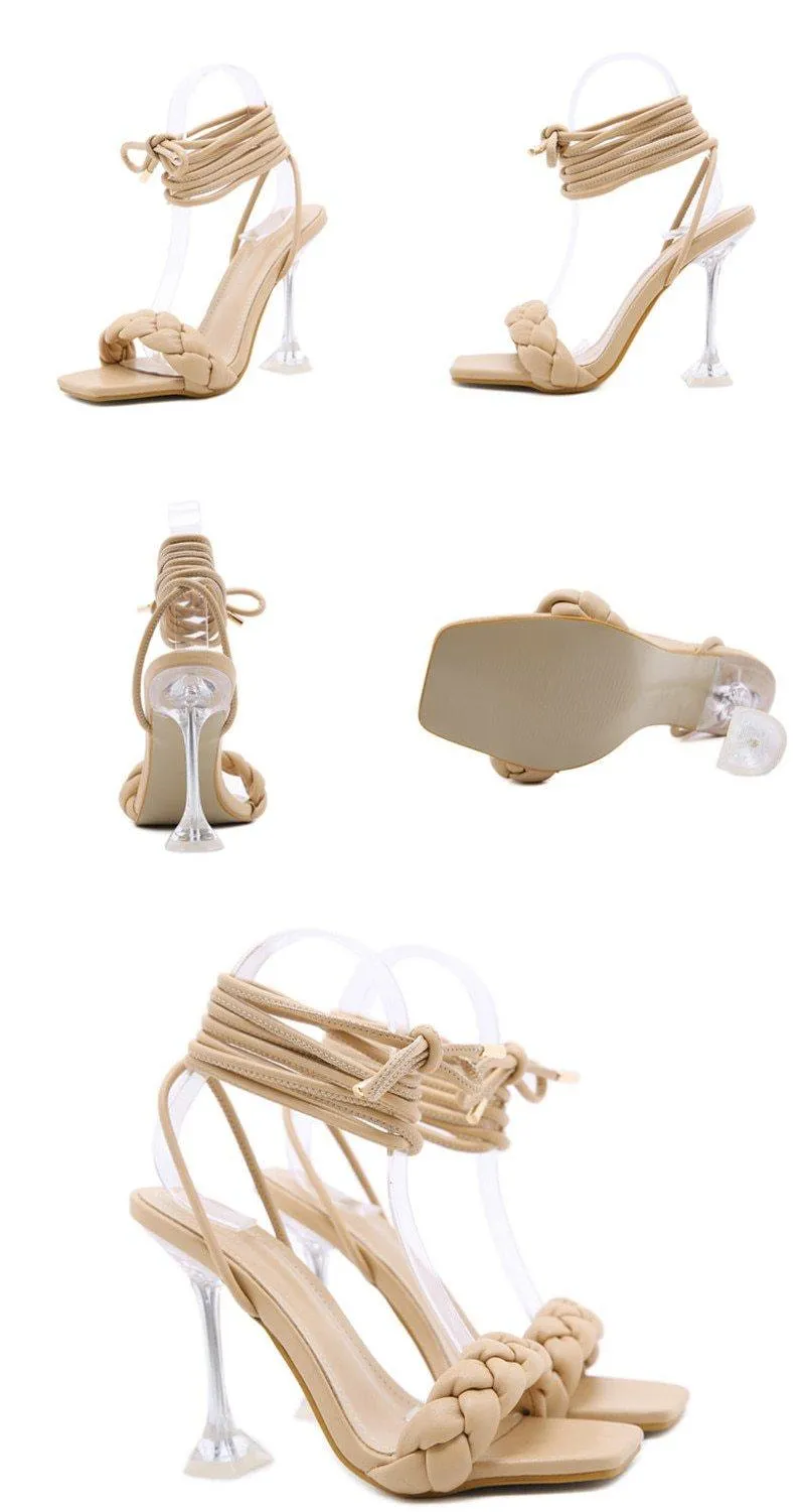 Women's Strap Open Toe Sanda Heels