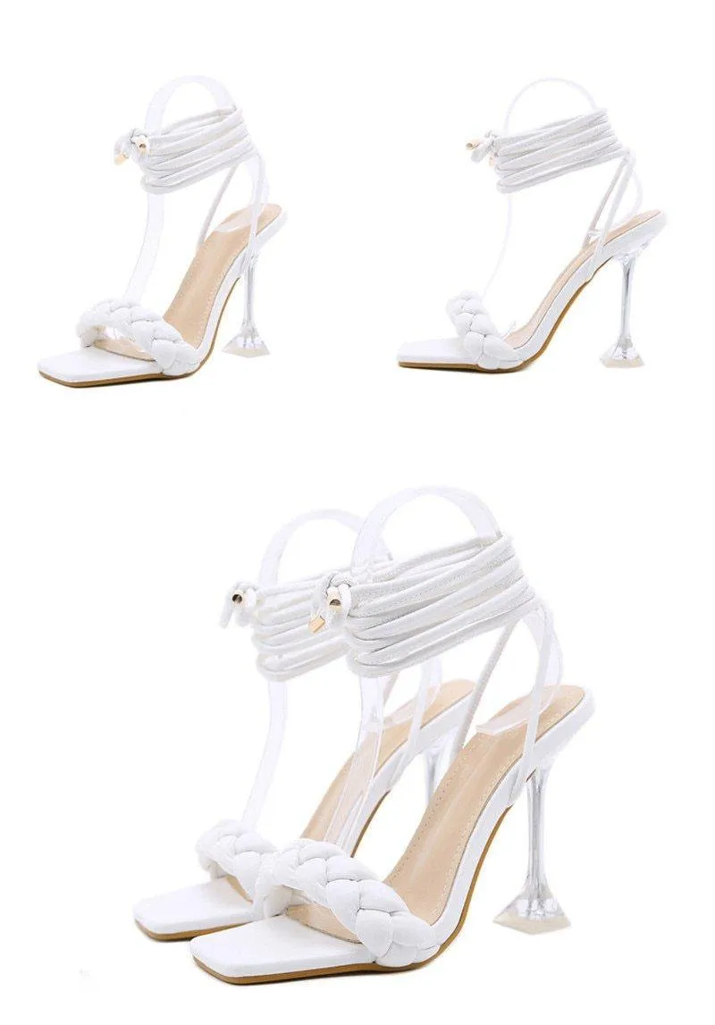 Women's Strap Open Toe Sanda Heels