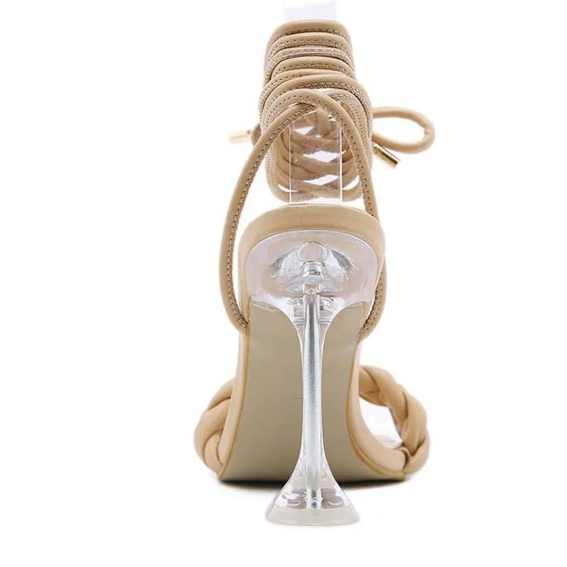Women's Strap Open Toe Sanda Heels