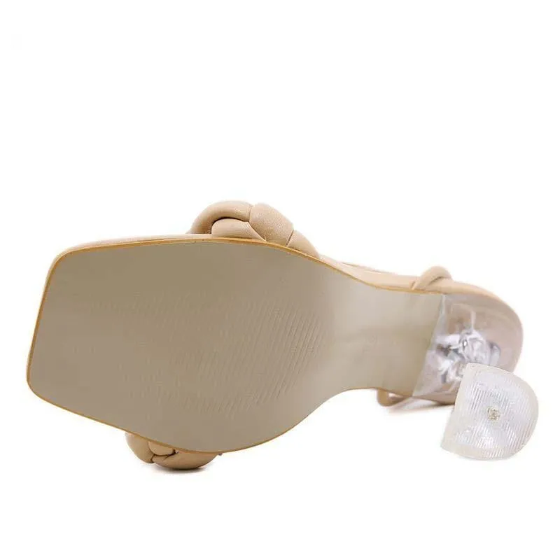 Women's Strap Open Toe Sanda Heels
