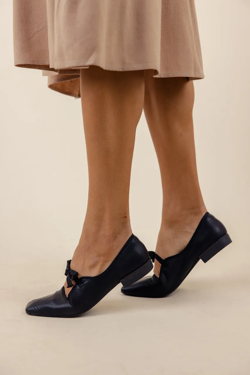 Yasmine Square Toe Mary Jane Flats
