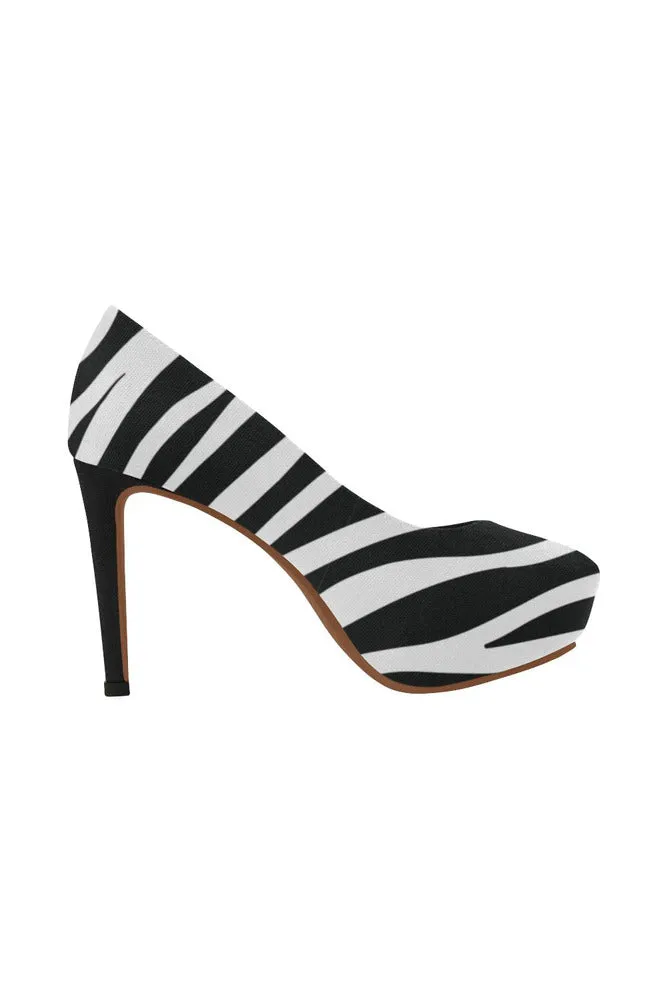 Zebra Print High Heels