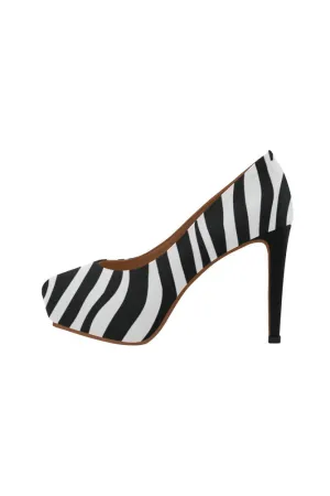 Zebra Print High Heels
