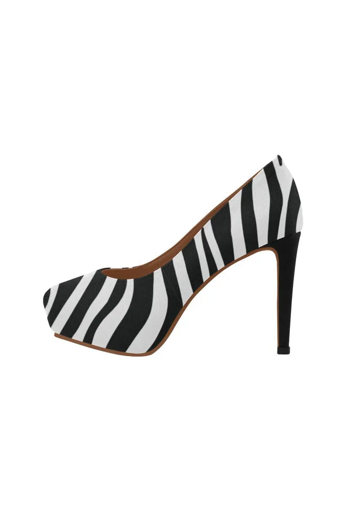 Zebra Print High Heels